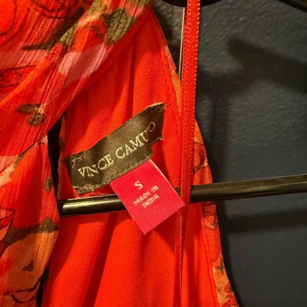 Vince Camuto Floral High Neck Jumpsuit - Picture 6 of 6